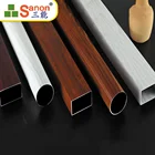 ERW SUS 316 Decorative Stainless Steel Wood Grain Hollow Pipe /Tube