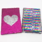 A5 Custom Personalized Lined Paper Magic Fabric Sequin Hardcover Diary Notebook