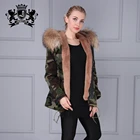 Custom parka fur coat removable faux fur lining parka down winter parka