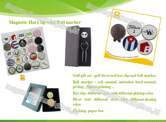 Hot sale magnetic hat clip . cap clip with custom made design