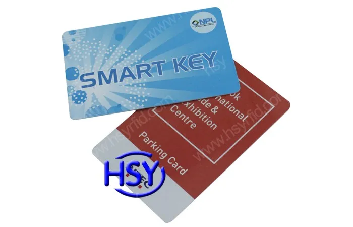 rfid plastic business vip member card with printing