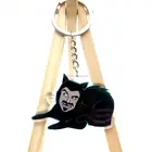 Acrylic charm keychain key chain double size printing