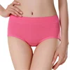 Hipster brief plain color mid-rise knickers women underwear panties cotton and spandex breathable briefs panty pics