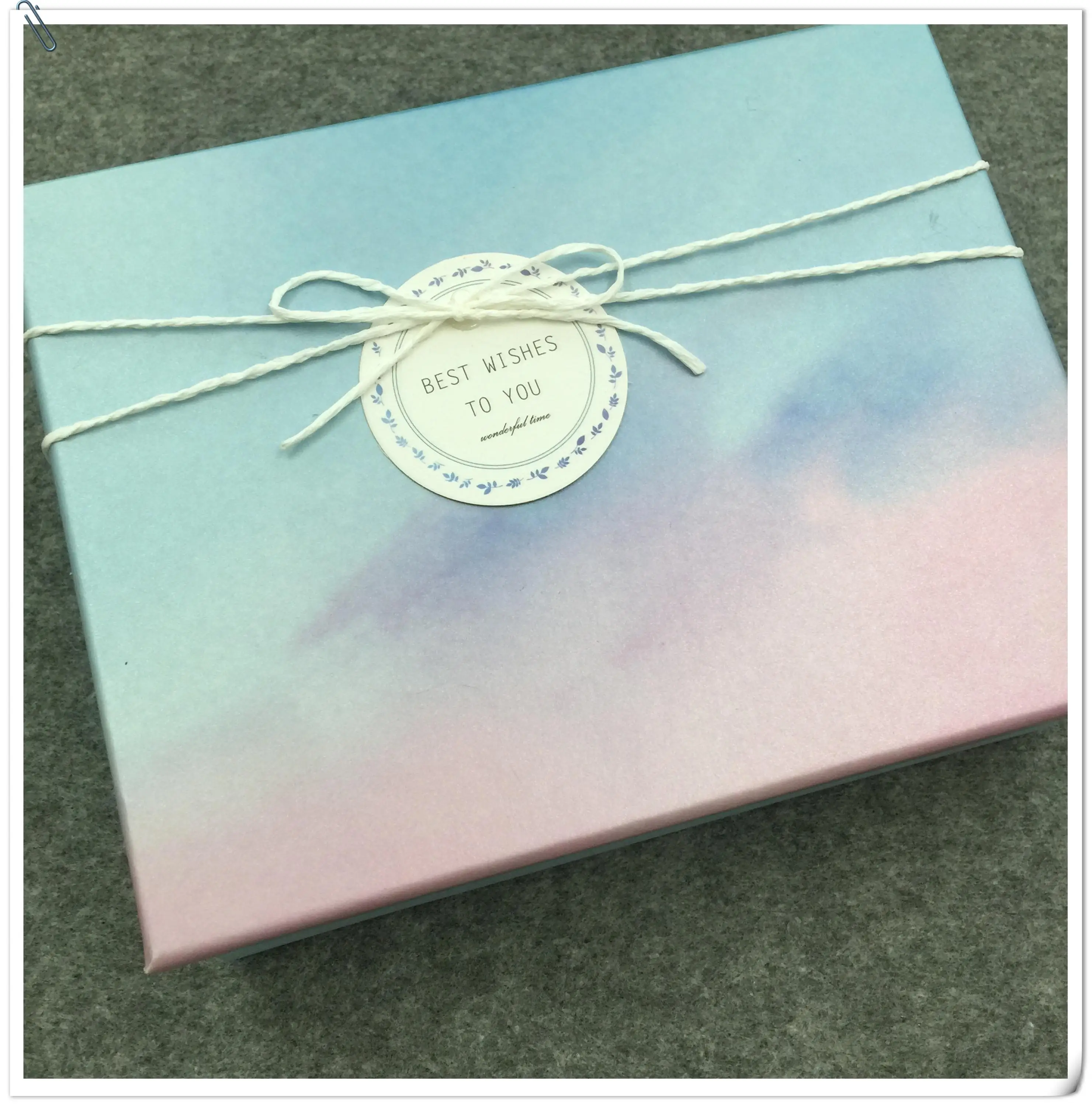 high quality custom paper gift box cardboard with