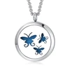 Butterfly Shaped Fragrance Essential Oil Locket Necklace Factory Custom Jewelry