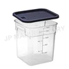 Quality Restaurant Kitchen FOod Storage Container 18L Clear Hard Plastic Square Rice Storage Container with lid