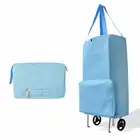 Factory Price High Quality supermarket folding foldable trolley pp woven shopping bag