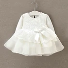 wholesale spring autumn princess lace cotton 0-3 months infant toddler newborn baby girl clothes dresses