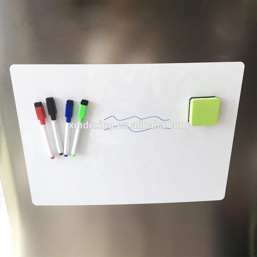 Premium magnetische Trockenen Löschen weiß bord Blatt/Magnetische whiteboard für kühlschrank/Magnetische kühlschrank whiteboard