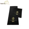 2019 China manufacturer best seller thick suede chamois black jewelry polish cleaning cloth with embossed logo