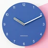 Mandelda Modern Blue Living Room Decoration Wall Clocks DIY Wood Ring Brief Wall Clock Waterproof,Acrylic Hands