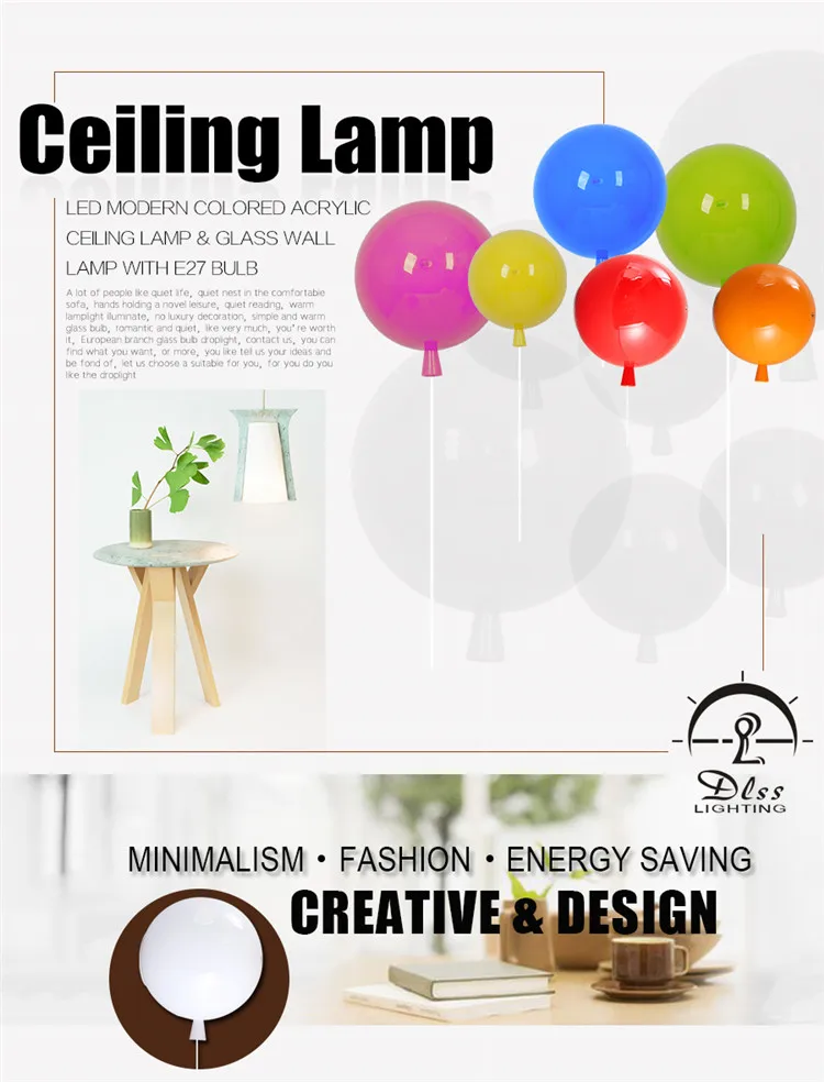 New Design Decorative Lighting Gift Light Acrylic Balloon Ceiling Lamp For Children Buy Ceiling Lamp Glass Wall Lamp Decorative Ceiling Lamp Product