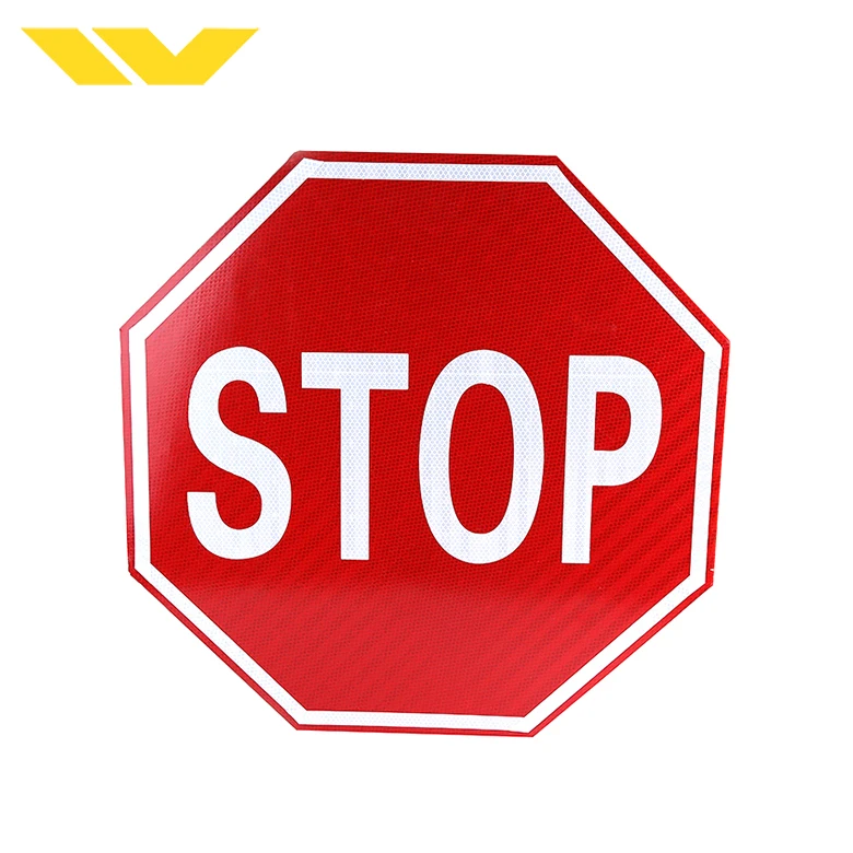 تحذير السلامة على الطرق عاكس لوحة علامات المرور والمعاني الصورة