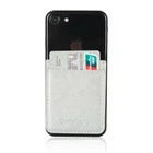 Adhesive cell rfid mobile phone card holder business card holder case with 3M glue