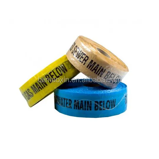 Underground Detectable Wavy Wire Warning Tape Tracer Wire Stainless