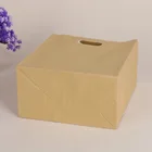 Print Logo Cloth Foods Bread Packaging Brown Kraft Paper Bags