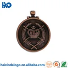 Customized engraved metal medal craft with special shape nameplate