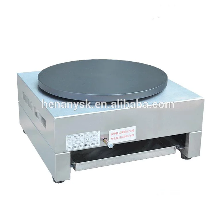 Gas SINGLE Plate Crepe Machine Snack Electric Hot Plate Crepe Maker Machine