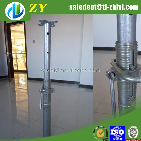 Q235 Galvanized Carbon Pipe Adjustable Post Support Factory Supply