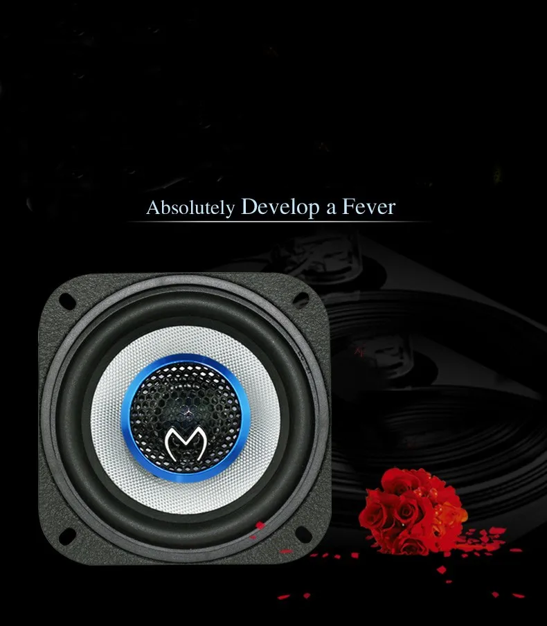 Professional Factory 2way Full Range 30w speaker coaxial 4