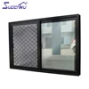 NFRC bulletproof translucent glass sliding sound proof aluminum window