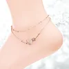 Fashion Fish Anklets Bracelets For Women Foot Jewelry 2018 New Design Stainless Steel Gold Anklet