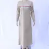 Ready to Ship Junyuan 2019 New Winter Middle East Dubai Lady Plus Size Muslim Woman Islamic Abaya Design Thicker T-shirt Dress