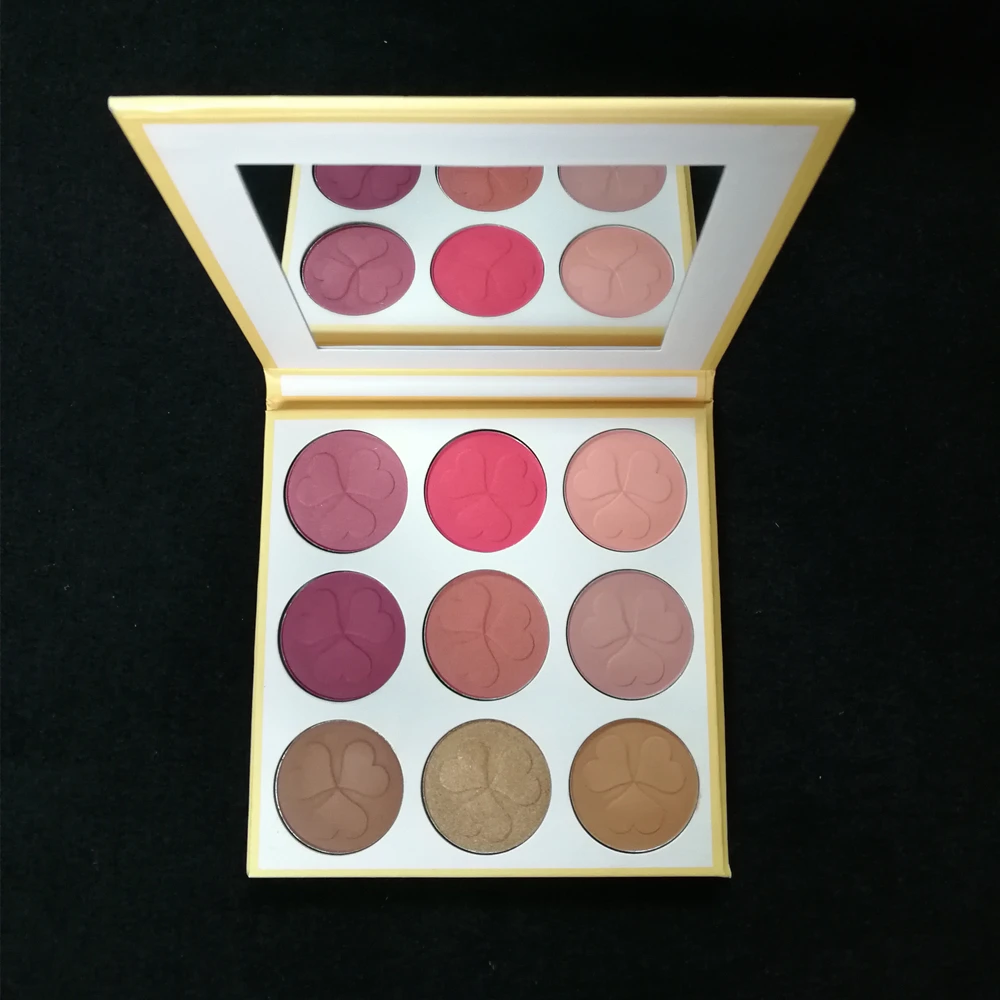 wholesale private label 9 color blush palette multi functional