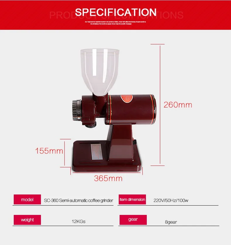 Practical coffee grinder for daily used portable coffee grinder machine