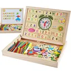 Multiplication montessori wooden number stick kids learning toy math learning box wooden math toys for kids