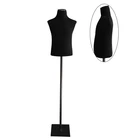 Hot quality fashion child half body model mannequin kids upper body for clothing display