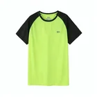 Summer men's 100%cotton sports quick dry t shirt joint short-sleeved shirt