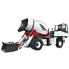 6500 cement mixer 4 CBM self loading mobile concrete mixer with electric motor machine