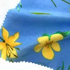 Shaoxing E-tex 60s 60s composition 100 rayon fabric flowers made custom printed china for garments