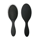 Fashionable metal pin detangling paddle cushion hair brush