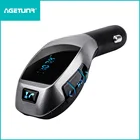 X5 Bluetooth 4.2 Car Kit U disk/micro SD Card USB Charger Handsfree Stereo FM Transmitter MP3 Audio Player