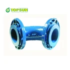 BS EN 545 FBE double loosing flanged bend for water pipelines
