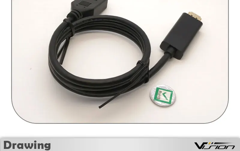 Displayport female to HDMI male adapter cable (6)
