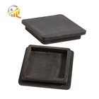 Custom silicone pad Black Rubber Table Protection Mats Natural Leg Caps Chair Foot For Tube From China Manufacturer