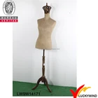Antique Wood Metal Plastic Female Model Body Form
