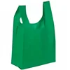 Cheap Print Online Promotion Shopping Logo Non Woven T-Shirt Bag, Nonwoven Custom Vest Bag