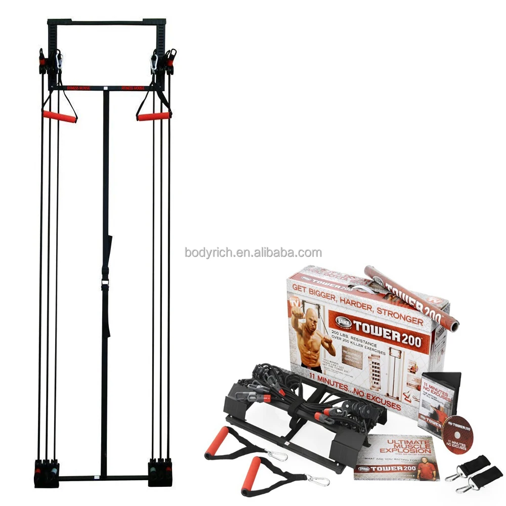 Tower 200 Sling Trainer Straps Home Workout Gym Easy To Install