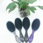 custom plastic hair brush with long handle