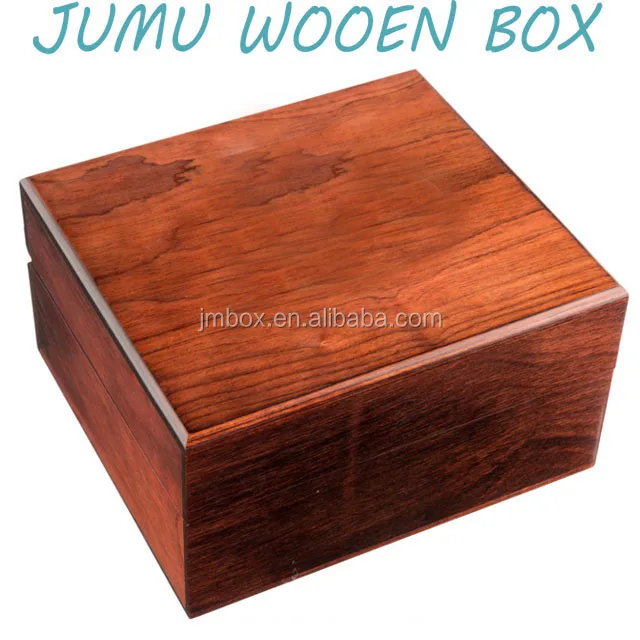 wood finish wooden championship ring display box  name hot sale