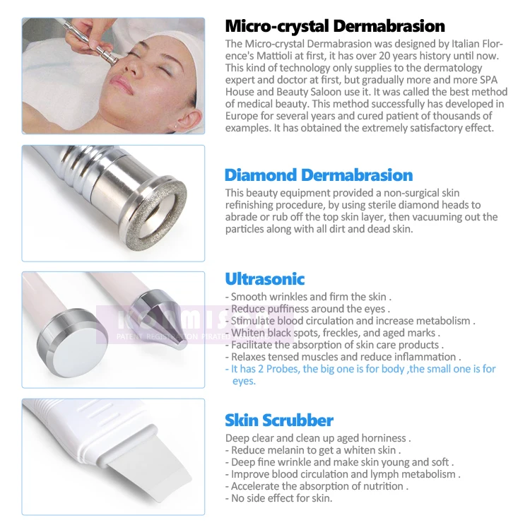 3 in 1 Portable Professional Diamond Microdermabrasion Machine(3)