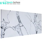 Chinese White Quartz Engineered Stone for Countertop