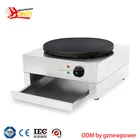 Electric crepe maker Commercial crepe making machine (can make double plate)India roti prata