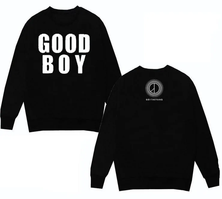 bigbang kpop Zhi-Long GD sun long-sleeved Hoodies terry Sweatshirts Good Boy songs k-pop GD top Coat t Shirt Outerwears sudadera