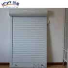 hot sale durable design aluminum rolling shutters windows /frosted glass shutters/glass rolling shutters