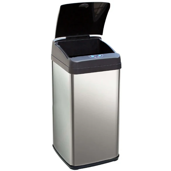 Square Ecofriendly Household Automatic Bulk Trash Cans For 12.7gallon